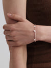 OLIO E ACETO Tanabata Special Collection Sterling Silver Rhodonite Beaded Pendant Bracelet OLIO-OA13A20-YH